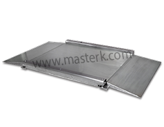 Bascule surbaissée acier 800x800mm-150kg/50g