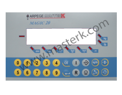 SERIGRAPHIE CLAVIER MAGIC 20-01/20-02 (RECHANGE)