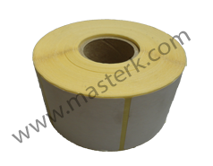 BOBINE DE 1000 ÉTIQUETTES TRANSFERT THERMIQUE 59X53MM